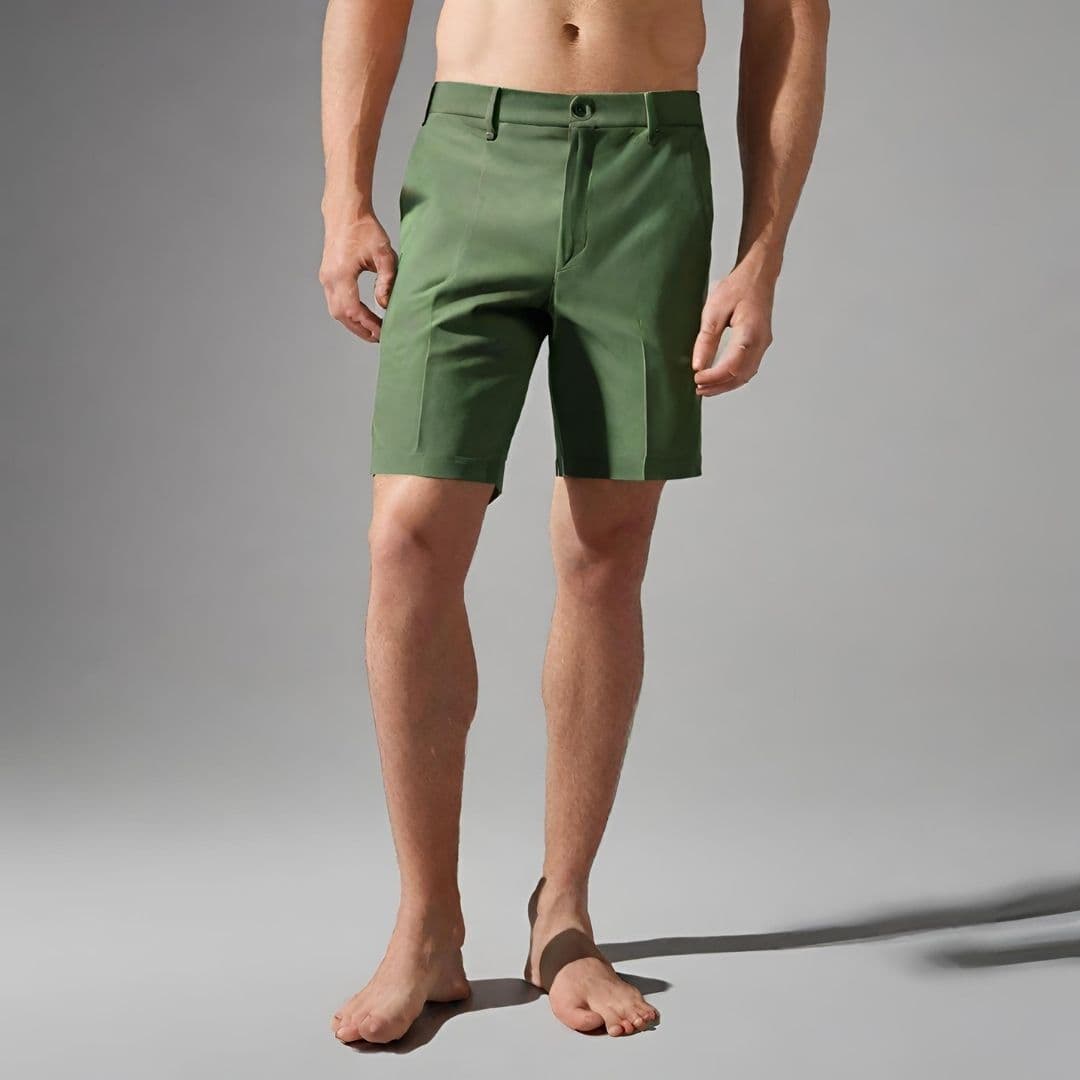 Classic Olive Chino Shorts